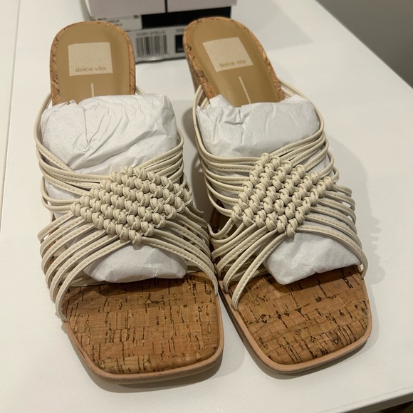 Dolce Vita Cork Wedge Sandal NIB - Picture 3 of 5